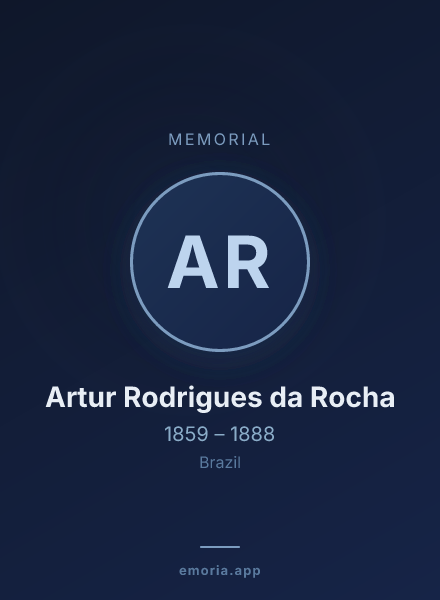 Memorial portrait of Artur Rodrigues da Rocha