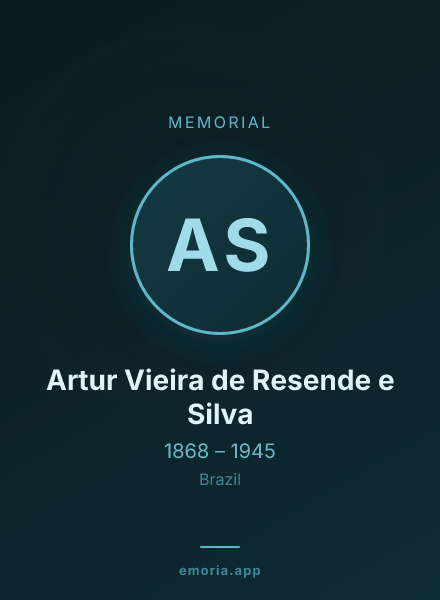 Memorial portrait of Artur Vieira de Resende e Silva