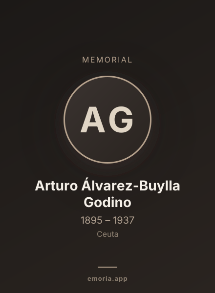 Memorial portrait of Arturo Álvarez-Buylla Godino