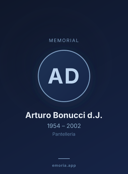 Memorial portrait of Arturo Bonucci d.J.