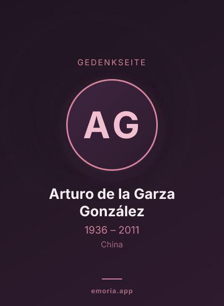Gedenkportrait von Arturo de la Garza González