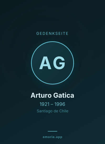 Gedenkportrait von Arturo Gatica