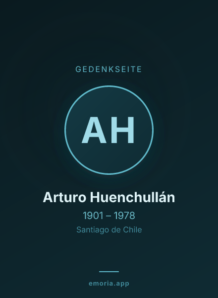 Gedenkportrait von Arturo Huenchullán