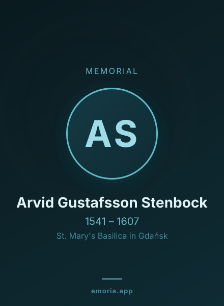 Memorial portrait of Arvid Gustafsson Stenbock