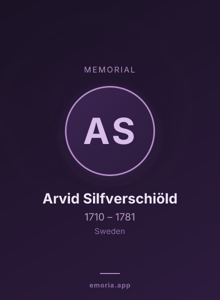 Memorial portrait of Arvid Silfverschiöld