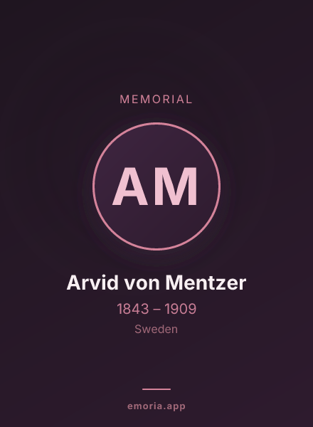 Memorial portrait of Arvid von Mentzer