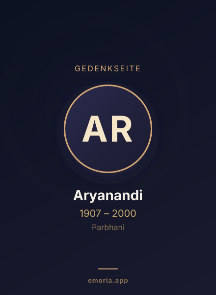 Gedenkportrait von Aryanandi