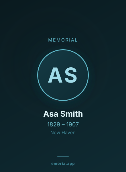 Memorial portrait of Asa Smith
