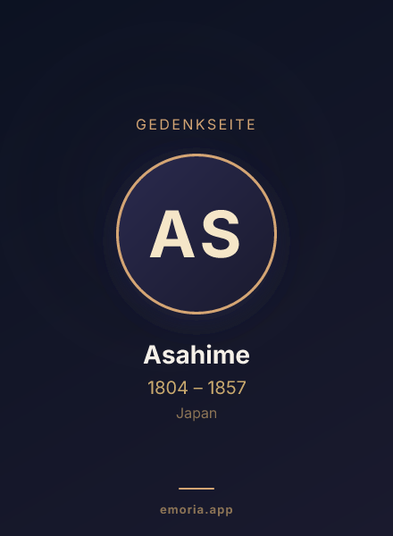 Gedenkportrait von Asahime