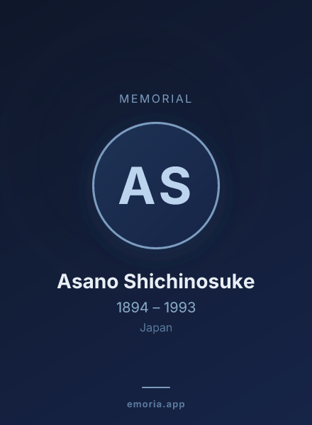 Memorial portrait of Asano Shichinosuke