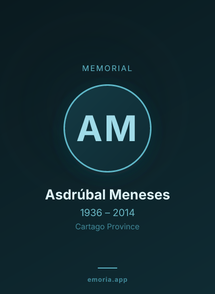 Memorial portrait of Asdrúbal Meneses