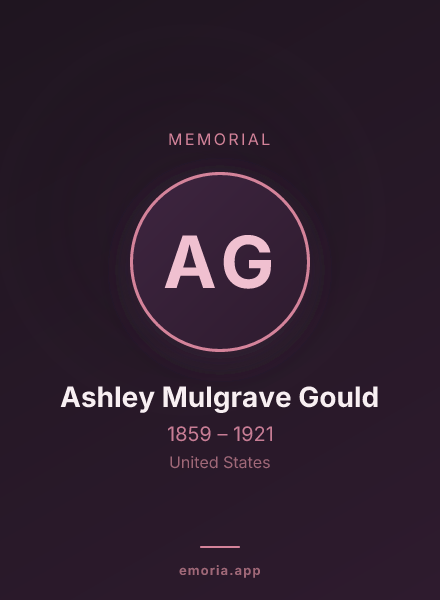 Memorial portrait of Ashley Mulgrave Gould