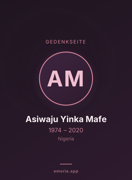 Gedenkportrait von Asiwaju Yinka Mafe