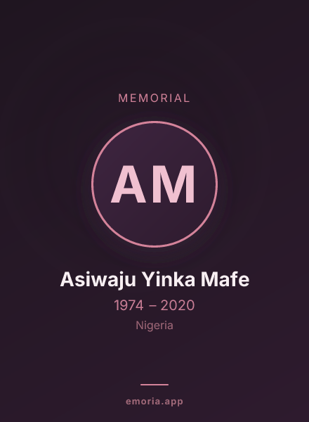 Memorial portrait of Asiwaju Yinka Mafe