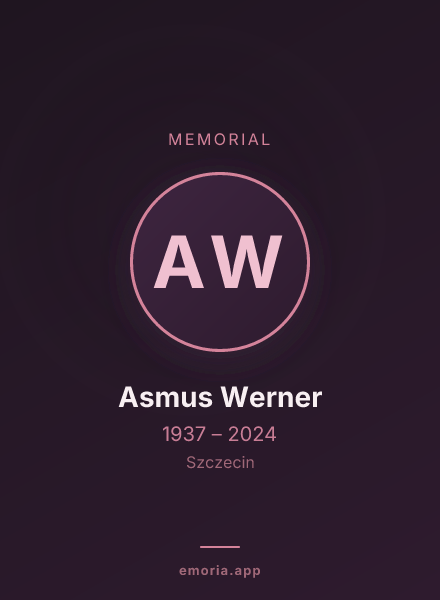 Memorial portrait of Asmus Werner