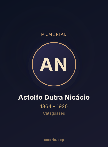 Memorial portrait of Astolfo Dutra Nicácio