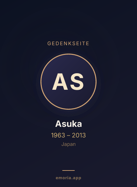 Gedenkportrait von Asuka