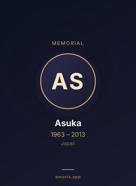 Memorial portrait of Asuka