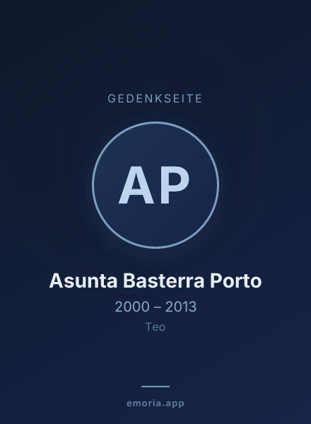 Gedenkportrait von Asunta Basterra Porto