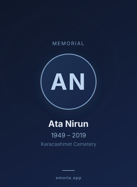 Memorial portrait of Ata Nirun