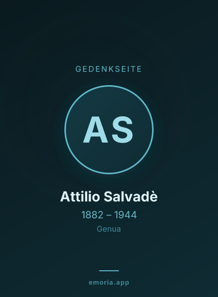 Gedenkportrait von Attilio Salvadè