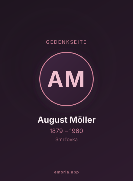 Gedenkportrait von August Möller