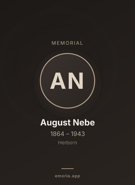 Memorial portrait of August Nebe