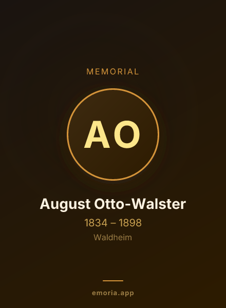 Memorial portrait of August Otto-Walster