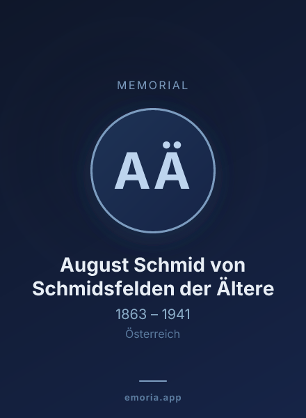 Memorial portrait of August Schmid von Schmidsfelden der Ältere