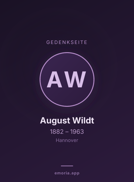 Gedenkportrait von August Wildt