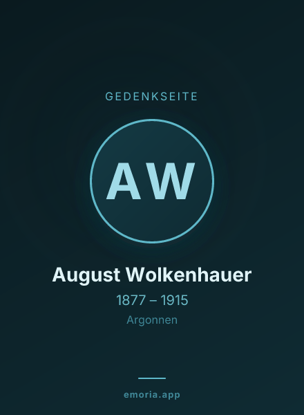 Gedenkportrait von August Wolkenhauer