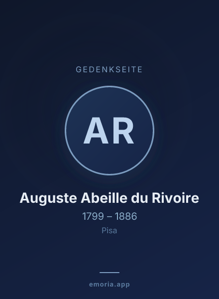 Gedenkportrait von Auguste Abeille du Rivoire