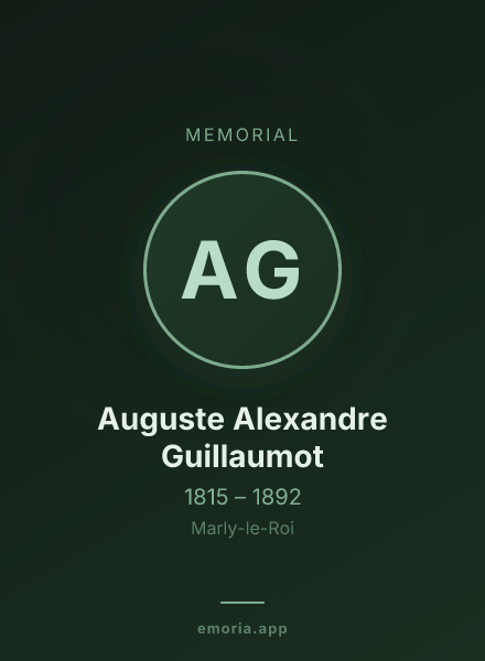 Memorial portrait of Auguste Alexandre Guillaumot