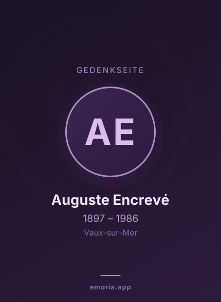 Gedenkportrait von Auguste Encrevé