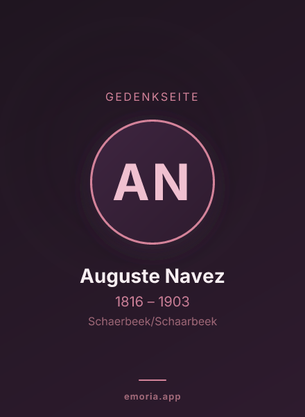 Gedenkportrait von Auguste Navez