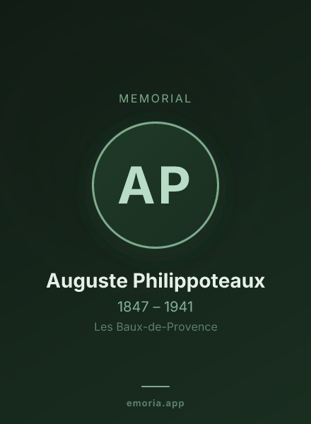 Memorial portrait of Auguste Philippoteaux