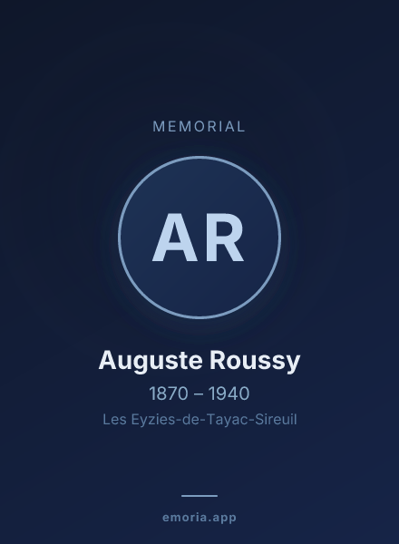 Memorial portrait of Auguste Roussy