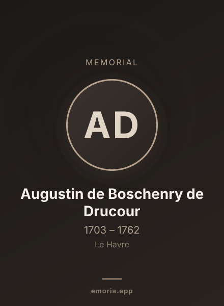 Memorial portrait of Augustin de Boschenry de Drucour