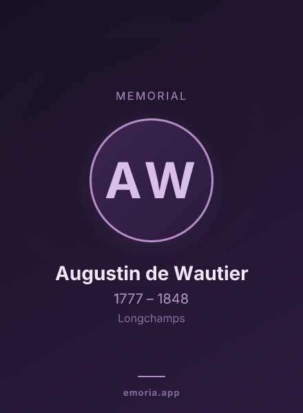 Memorial portrait of Augustin de Wautier