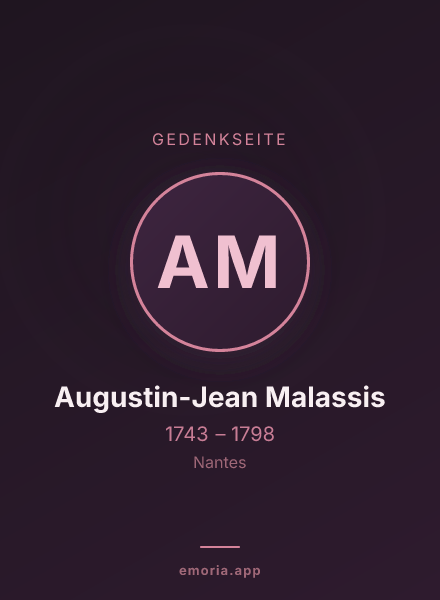 Gedenkportrait von Augustin-Jean Malassis