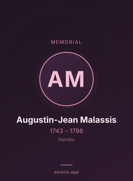 Memorial portrait of Augustin-Jean Malassis
