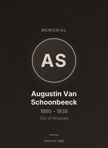Memorial portrait of Augustin Van Schoonbeeck