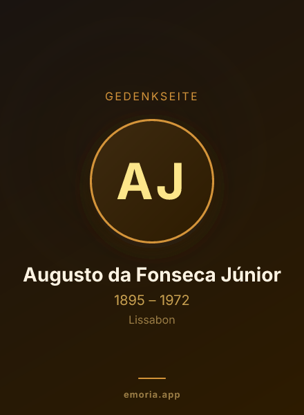 Gedenkportrait von Augusto da Fonseca Júnior