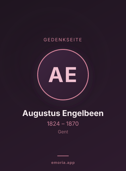 Gedenkportrait von Augustus Engelbeen