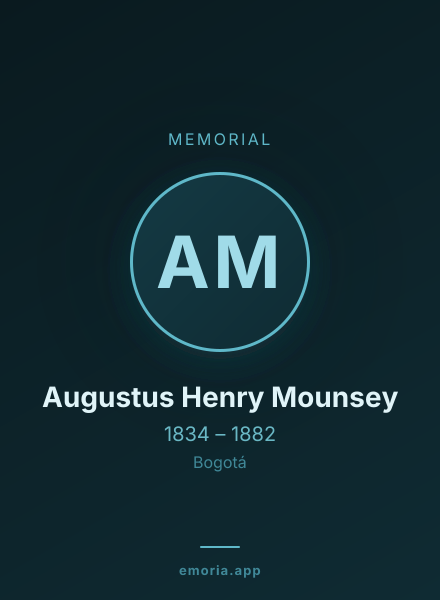 Memorial portrait of Augustus Henry Mounsey