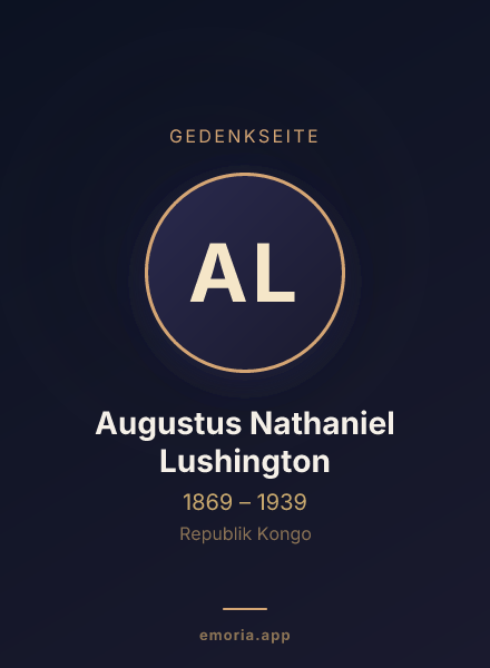 Gedenkportrait von Augustus Nathaniel Lushington