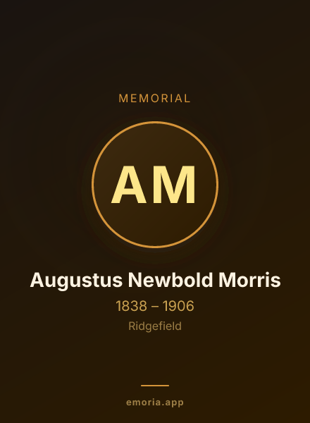 Memorial portrait of Augustus Newbold Morris