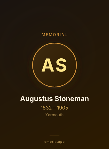 Memorial portrait of Augustus Stoneman