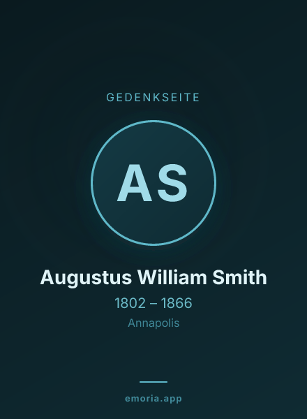 Gedenkportrait von Augustus William Smith