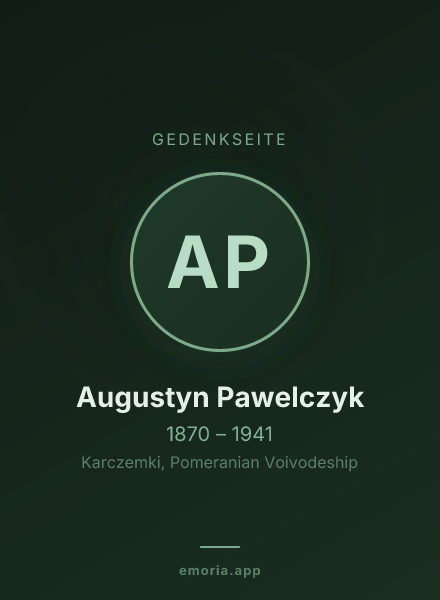 Gedenkportrait von Augustyn Pawelczyk